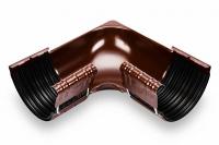 Внутренний угол 90° для желоба STAL, 124(120)/90 мм, цвет Темно-коричневый, Galeco